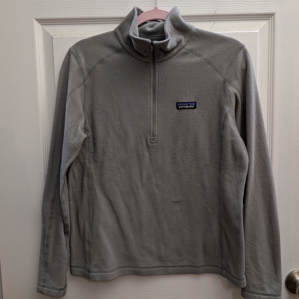 Women's Patagonia Gray Fleece Pullover - Size M